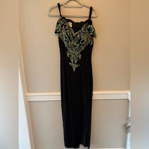 Alyce Elegant Beaded Evening Gown Dress